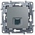 Розетка компьютерная 1xRJ45 Cat.5 ETIKA, алюминий 672441 Legrand
