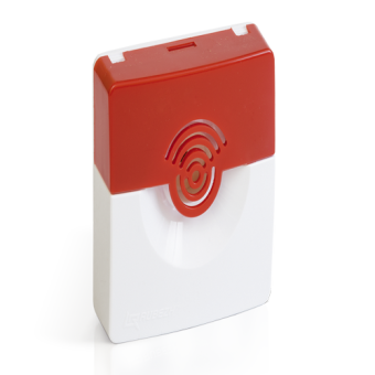 Сирена ОПОП 2-35 12В красный корпус Rbz-208468 Рубеж ана-логовый