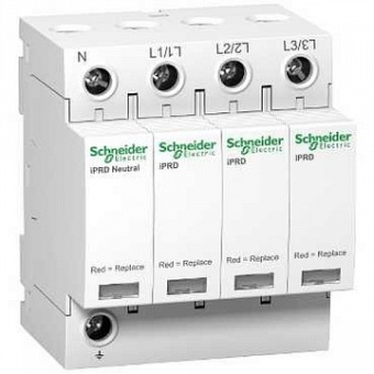 Защита перенапряжение УЗИП Т3 iPRD 8 8kA 350В 3П+N A9L08600 Schneider Electric