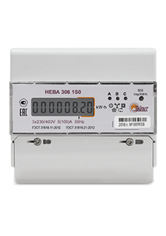 Счетчик НЕВА 306 3ф 5-100А 1 класс точн. ЖКИ Тайпит 6056055