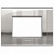 Рамка 3 модуля LIVING LIGHT, ленты серебристые LNC4803SP Bticino