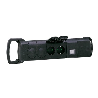 Многорозеточный блок - 6x2К+З - 250В - с индикатором и выключателем 050630 Legrand