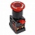 Кнопка 22 мм²  230В, IP40,  Красный pbn-ane  EKF