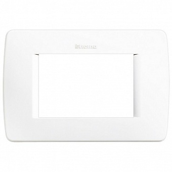 Рамка 3 модуля LIVING LIGHT, белый C4803BN Bticino
